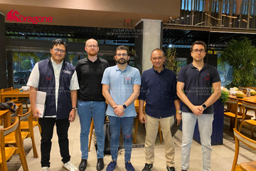 Meeting koordinasi antara principal DRAGONE italy dengan PT. Yusmindo Maju Selaras