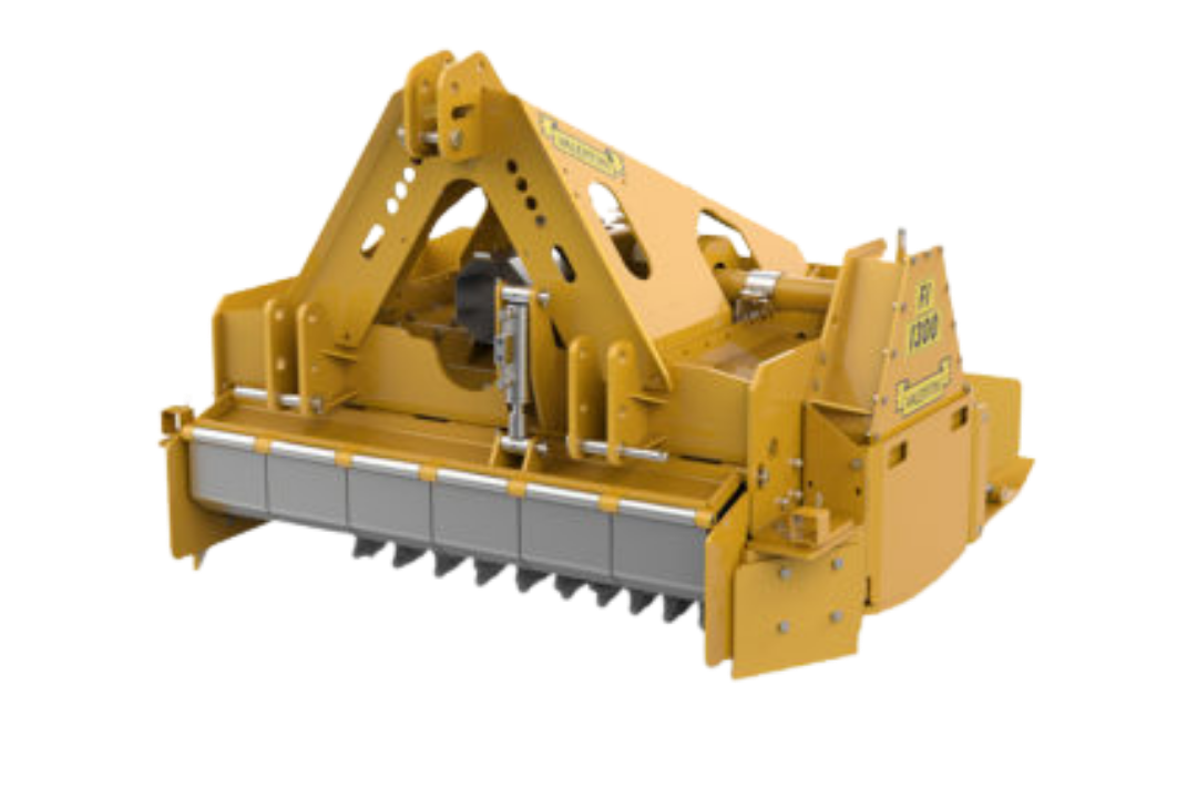 Mesin penghancur kayu Dragone Titano EX/B dipasang pada excavator, dirancang untuk pembersihan lahan berat dengan efisiensi tinggi.